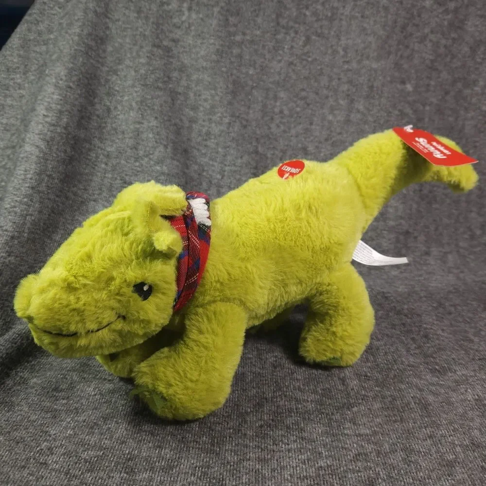 PetSmart Sunny the Lizard 17” Squeaker Plush Dog Toy Green Iguana Dinosaur 2022